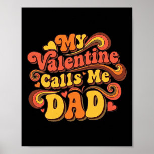 Mein Valentinstag nennt mich Papa  Poster