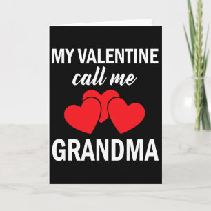 Mein Valentinstag-Ruf Mich Oma Valentinstag Karte