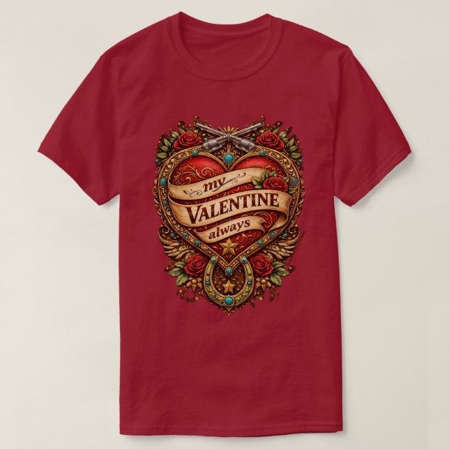 Mein Valentinstag  T-Shirt (Design vorne)