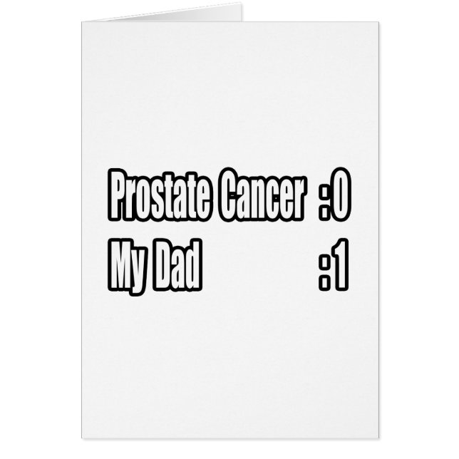 Mein Vater Beat Prostate Cancer (Scoreboard) (Vorne)