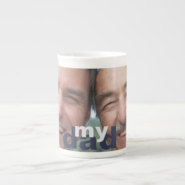 Mein Vater Foto zum Vater Prozellantasse (Vorderseite)