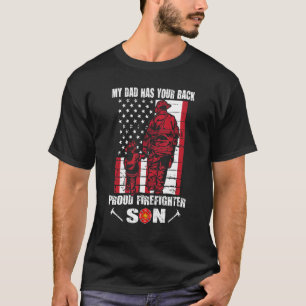 Mein Vater hat deinen hinteren, stolzen Feuerwehrm T-Shirt