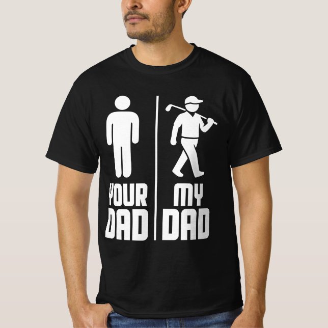 Mein Vater Ihr Vater Golf T-Shirt (Vorderseite)