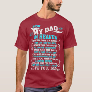Mein Vater im Himmel Gedicht für Tochter Sohn Verl T-Shirt