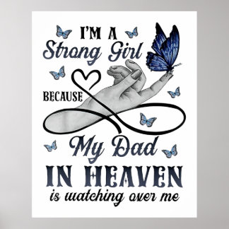 Mein Vater im Himmel guckt über Poster
