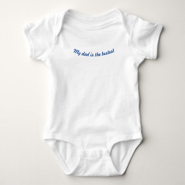 Mein Vater ist der Beste Baby Strampler (Vorderseite)
