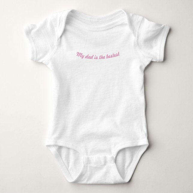 Mein Vater ist der Beste Baby Strampler (Vorderseite)