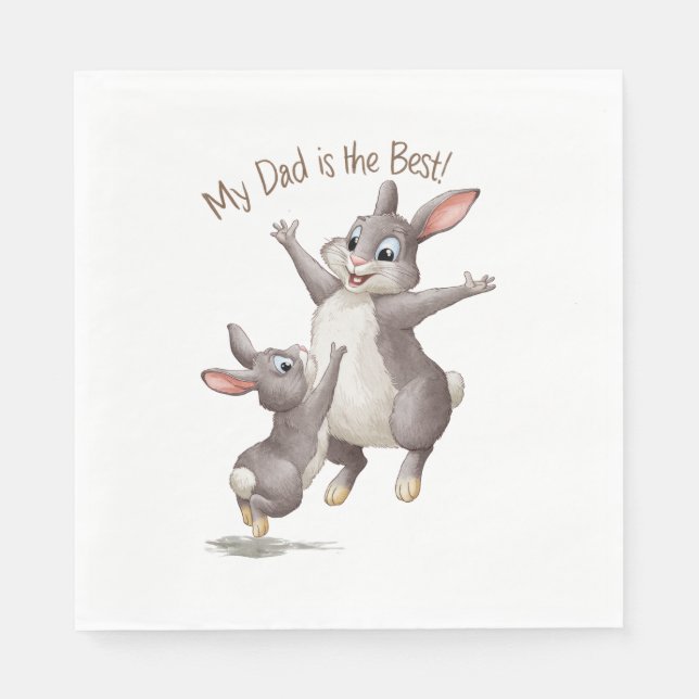 Mein Vater ist der beste Serviette (Vorderseite)