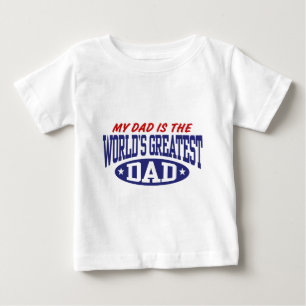 Mein Vater ist der größte Vater der Welt Baby T-shirt