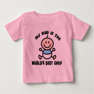 Mein Vater ist der Weltbeste Koch Baby T-shirt