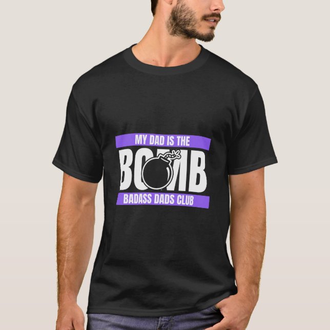 Mein Vater ist die Bombe! Väter T-Shirt (Vorderseite)