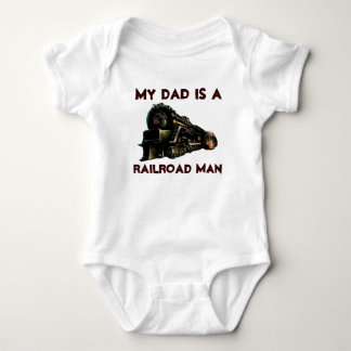 Mein Vater ist ein Eisenbahnmann Baby Strampler