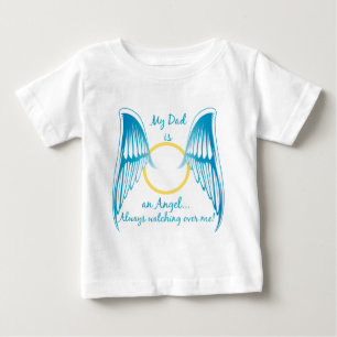 Mein Vater ist ein Engel Baby T-shirt