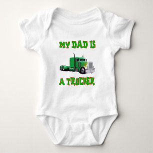 Mein Vater ist ein Fernlastfahrer Baby Strampler