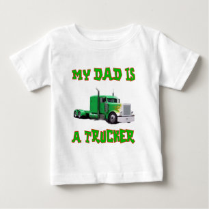 Mein Vater ist ein Fernlastfahrer Baby T-shirt