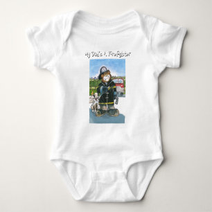 Mein Vater ist ein Feuerwehrmann - Baby Strampler