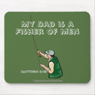 Mein Vater ist ein Fischer von Männern Vatertag Mousepad