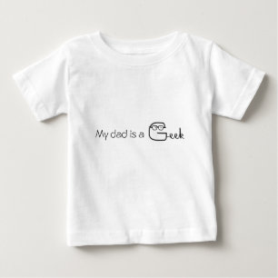 Mein Vater ist ein Geek Baby T-shirt