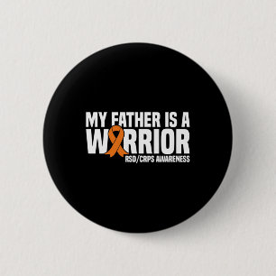 Mein Vater ist ein Warrior Orange Ribbon Rsdcrps A Button