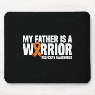 Mein Vater ist ein Warrior Orange Ribbon Rsdcrps A Mousepad