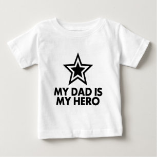 Mein Vater ist mein Held Baby T-shirt