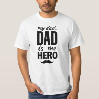 Mein Vater ist mein Held - die Typografie des kalt T-Shirt