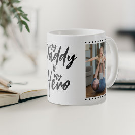 Mein Vater ist mein Held | Foto Vathers Day Kaffeetasse