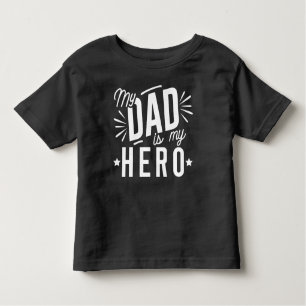 Mein Vater ist mein Held Kleinkind T-shirt