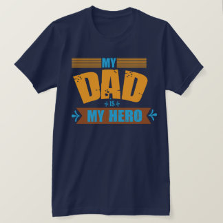 Mein Vater ist mein Held T-Shirt – Bestes Vater Al