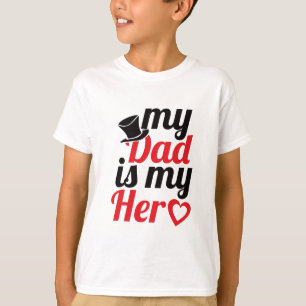 Mein Vater ist mein Held (Tag des glücklichen Vate T-Shirt