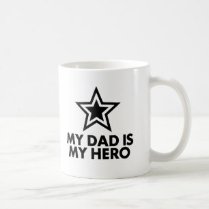 Mein Vater ist mein Held Tasse