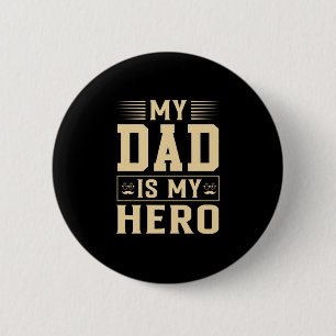 Mein Vater ist mein Held zum Vater Button