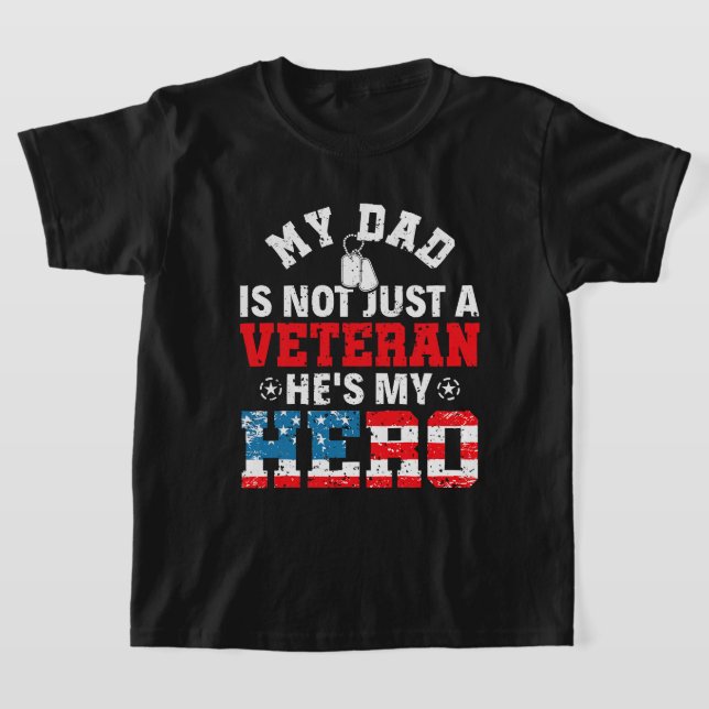 Mein Vater ist nicht nur ein Veteran, der meine He T-Shirt (Ablage )