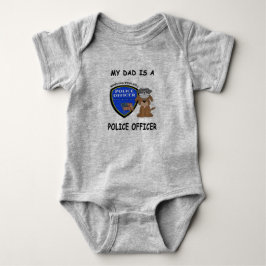 Mein Vater ist Polizist Baby Bodysuit Strampler