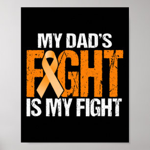 Mein Vater kämpft gegen Leukämie, das Bewusstsein Poster
