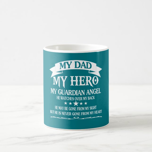 Mein Vater - mein HELD Tasse (Mittel)