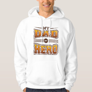 MEIN VATER MEIN HERO Väter Tag Papa Geburtstag Va Hoodie