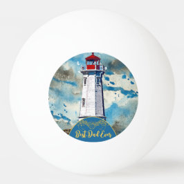 Mein Vater mein Leuchtturm Bester Vater je Vaterta Tischtennisball