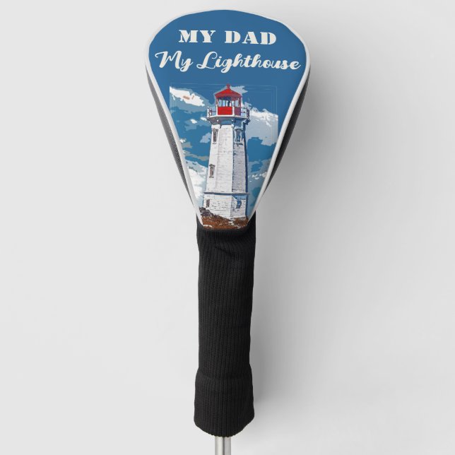 Mein Vater Mein Leuchtturm Vater Tag Golf Headcover (Vorderseite)