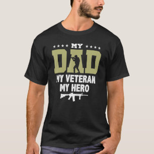 Mein Vater Mein Veteran Mein Held T-Shirt