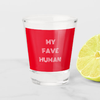 Mein Vater menschliches Retro Schnapsglas