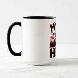 Mein Vater My Hero - Mountain Sunset Tasse