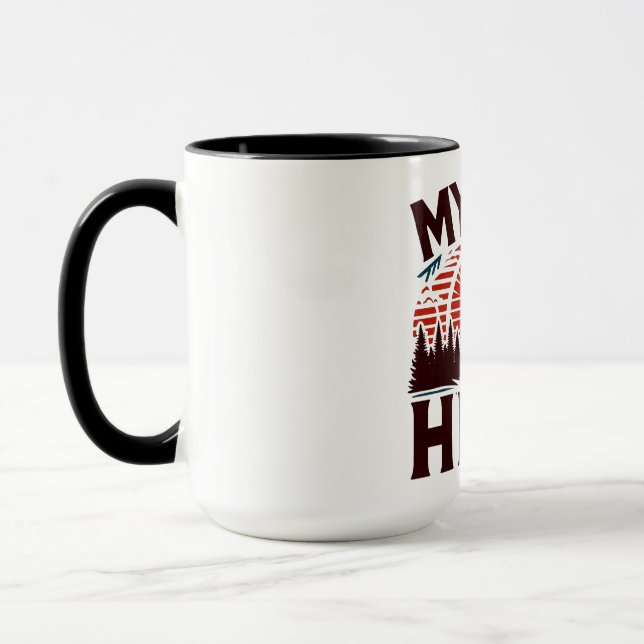 Mein Vater My Hero - Mountain Sunset Tasse (Links)