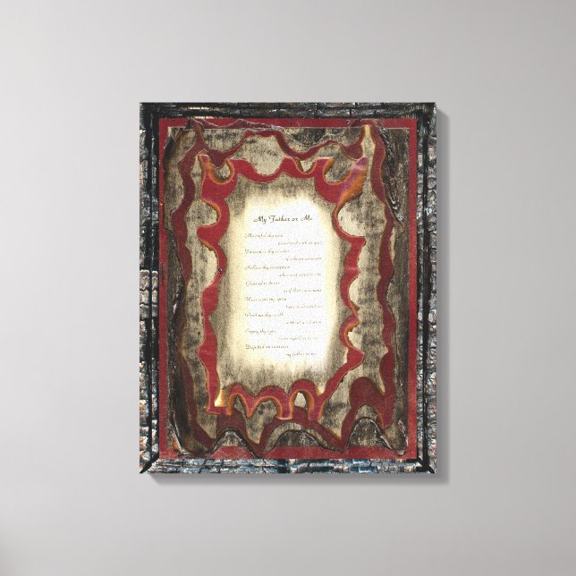 Mein Vater oder ich Leinwanddruck (Vorderseite)