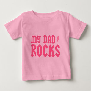 Mein Vater Rocks Baby T-shirt