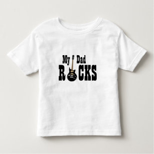 "Mein Vater Rocks!" mit elektrischer Gitarre Kleinkind T-shirt
