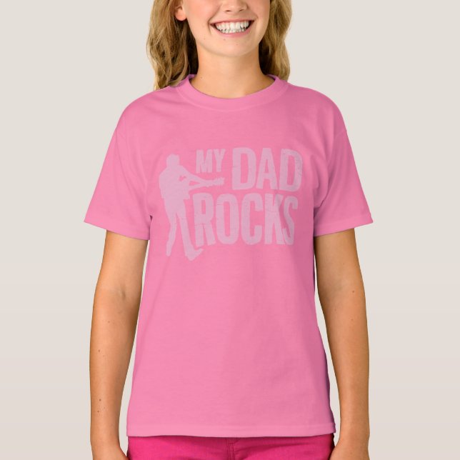 Mein Vater Rocks T-Shirt (Vorderseite)