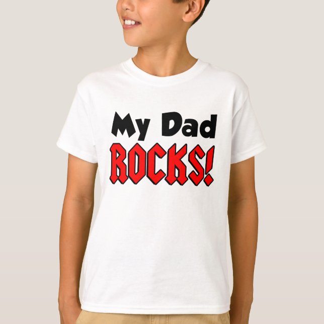 Mein Vater Rocks T-Shirt (Vorderseite)
