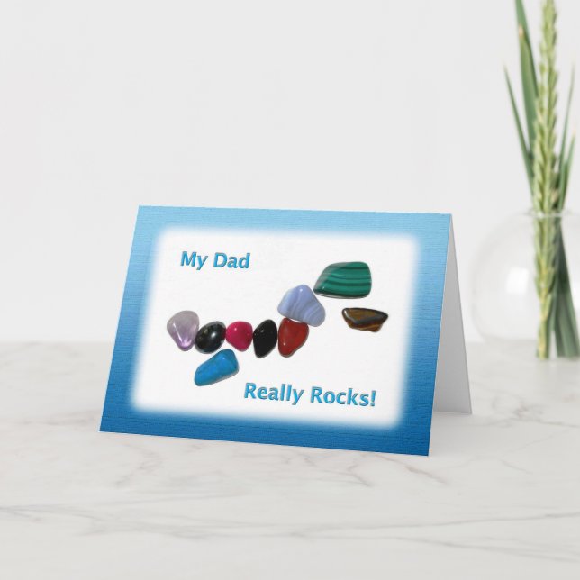 Mein Vater rockt wirklich Karte (Vorderseite)