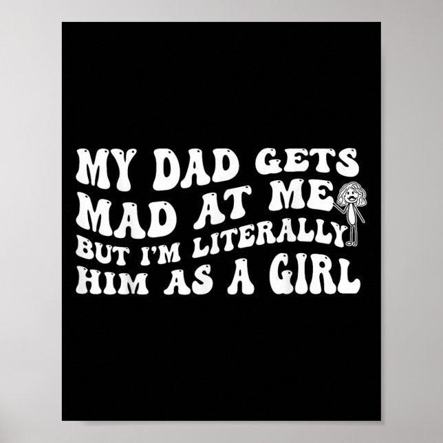 Mein Vater wird mir schlecht, aber ich bin ihm buc Poster (Vorne)